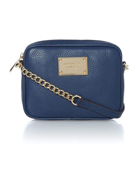 michael kors crossbody blue bag|Michael Kors navy crossbody bag.